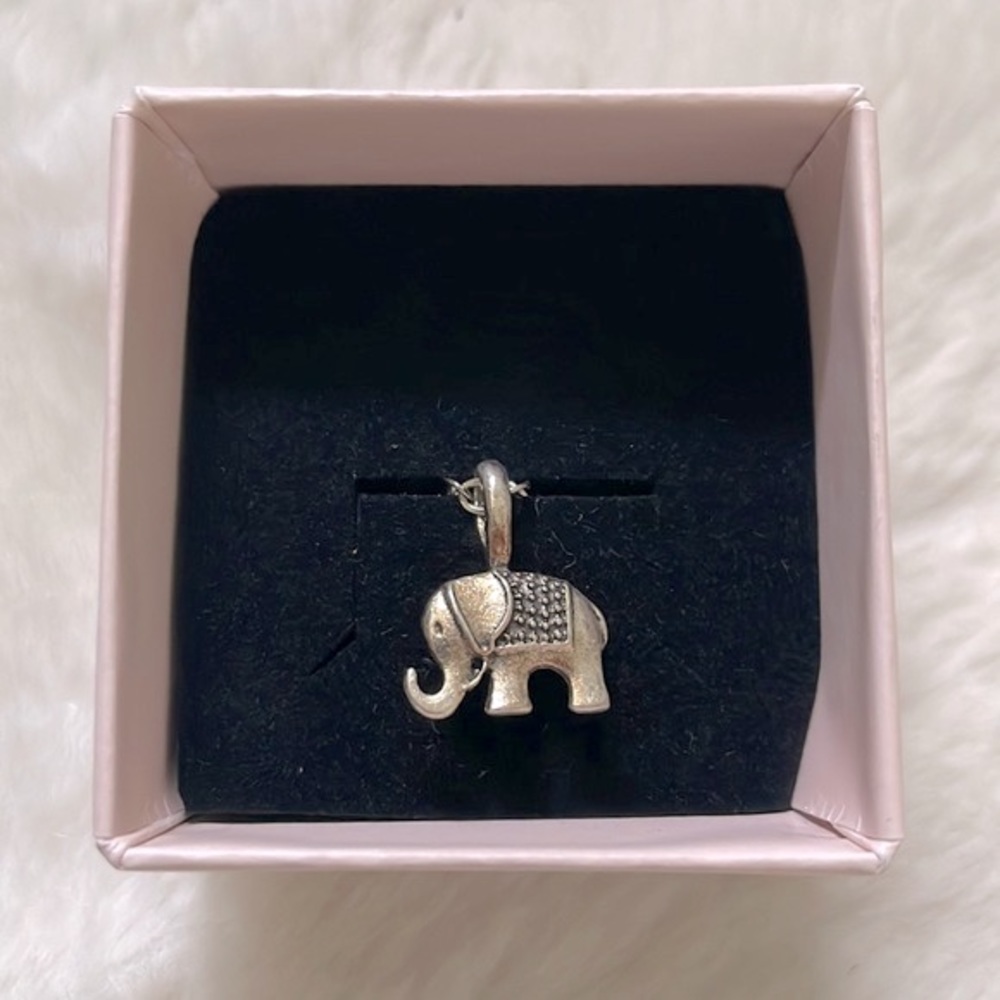 Dainty Sterling Silver Elephant Necklace